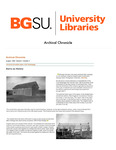 Archival Chronicle: Vol 7 No 2 by Bowling Green State University. Center for Archival Collections