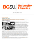 Archival Chronicle: Vol 7 No 3 by Bowling Green State University. Center for Archival Collections