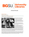 Archival Chronicle: Vol 10 No 3 by Bowling Green State University. Center for Archival Collections