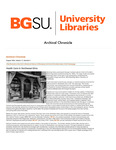 Archival Chronicle: Vol 11 No 2 by Bowling Green State University. Center for Archival Collections
