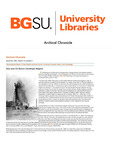 Archival Chronicle: Vol 12 No 3 by Bowling Green State University. Center for Archival Collections