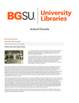 Archival Chronicle: Vol 13 No 2 by Bowling Green State University. Center for Archival Collections
