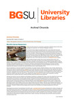 Archival Chronicle: Vol 22 No 3 by Bowling Green State University. Center for Archival Collections