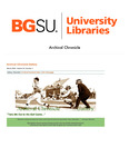 Archival Chronicle: Vol 23 No 1 by Bowling Green State University. Center for Archival Collections