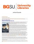 Archival Chronicle: Vol 24 No 3 by Bowling Green State University. Center for Archival Collections
