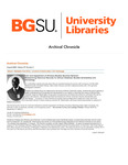 Archival Chronicle: Vol 27 No 2 by Bowling Green State University. Center for Archival Collections