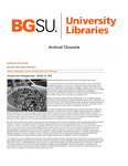 Archival Chronicle: Vol 28 No 3 by Bowling Green State University. Center for Archival Collections