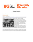 Archival Chronicle: Vol 30 No 3 by Bowling Green State University. Center for Archival Collections