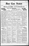 Bee Gee News September 14, 1936