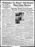 Bee Gee News December 11, 1941 by Bowling Green State University