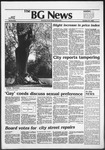 The BG News October 27, 1982