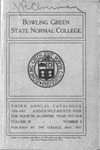 1916-1917 BGSNC Catalog by Bowling Green State University