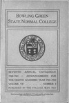 1920-1921 BGSNC Catalog