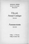 1928-1929 BGSC Catalog