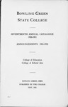 1930-1931 BGSC Catalog