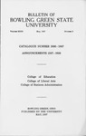 1936-1937 BGSU Catalog