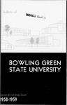 1958-1959 BGSU Catalog