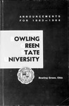 1963-1964 BGSU Catalog by Bowling Green State University