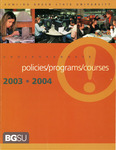 2003-2004 BGSU Catalog by Bowling Green State University