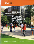2007-2008 BGSU Catalog by Bowling Green State University
