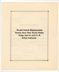June 1916 Commencement Program