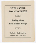 June 1920 Commencement Program