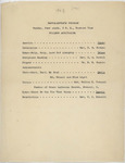 June 1923 Baccalaureate Service Program