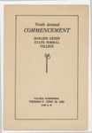 June 1924 Commencement Program