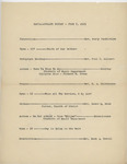 June 1925 Baccalaureate Service Program