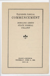 June 1925 Commencement Program