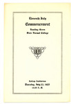 July 1925 Commencement Program