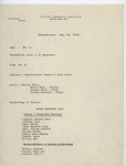 August 1926 Commencement Program