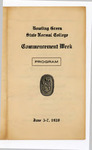 June 1928 Commencement Week