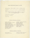 January 1929 Commencement Program