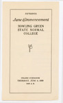 June 1929 Commencement Program