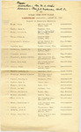 January 1930 Graduation List