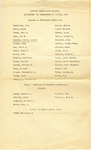August 1930 Graduation List