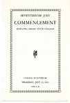 July 1931 Commencement Program