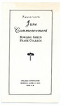 June 1934 Commencement Program