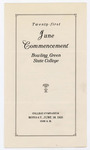 June 1935 Commencement Program