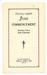 June 1942 Commencement Program