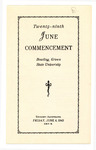 June 1943 Commencement Program