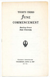 June 1947 Commencement Program