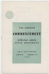 August 1954 Commencement Program