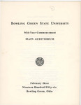 February 1956 Commencement Program