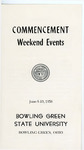 June 1956 Commencement Weekend Program