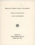 February 1957 Commencement Program