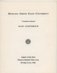 August 1957 Commencement Program