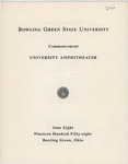 June 1958 Commencement Program