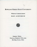 January 1959 Commencement Program